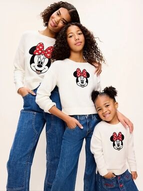 Bundle³ • Medium|Lg 10-12|5T • Disney × Old Navy • Minnie Mouse Family Sweaters